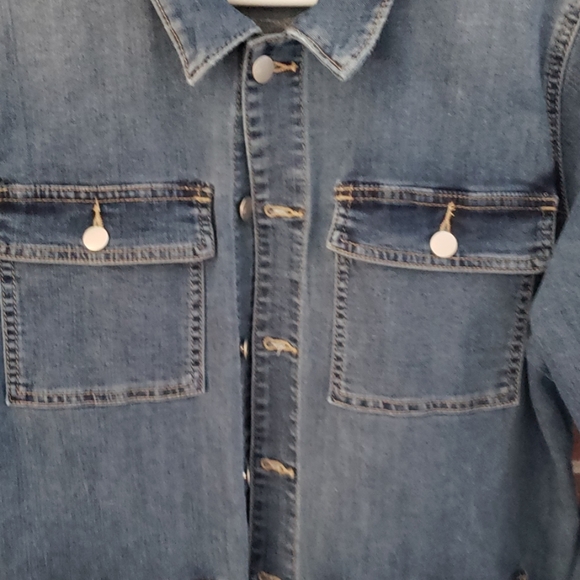 Denim jacket, coat,  size XL NWT - Picture 3 of 8